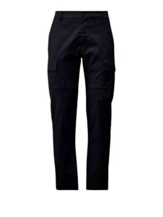 Straight-Fit Cargo Pants With Mid-Rise Waist And Functional Pockets