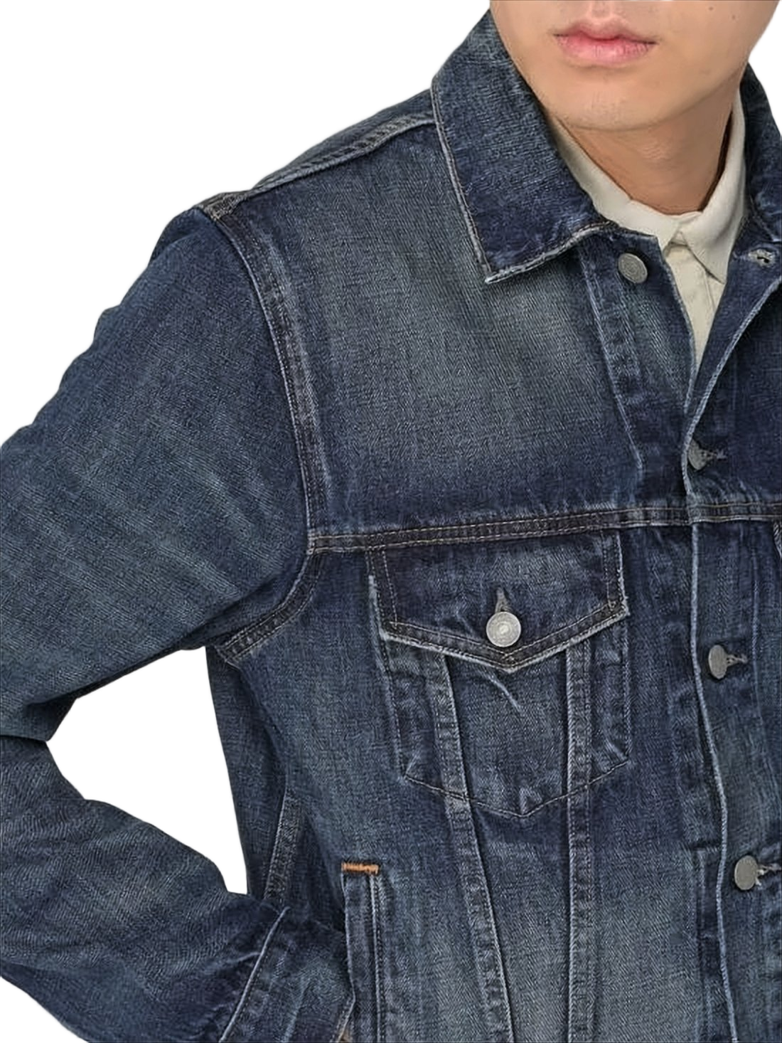 Medium Blue Wash Denim Jacket