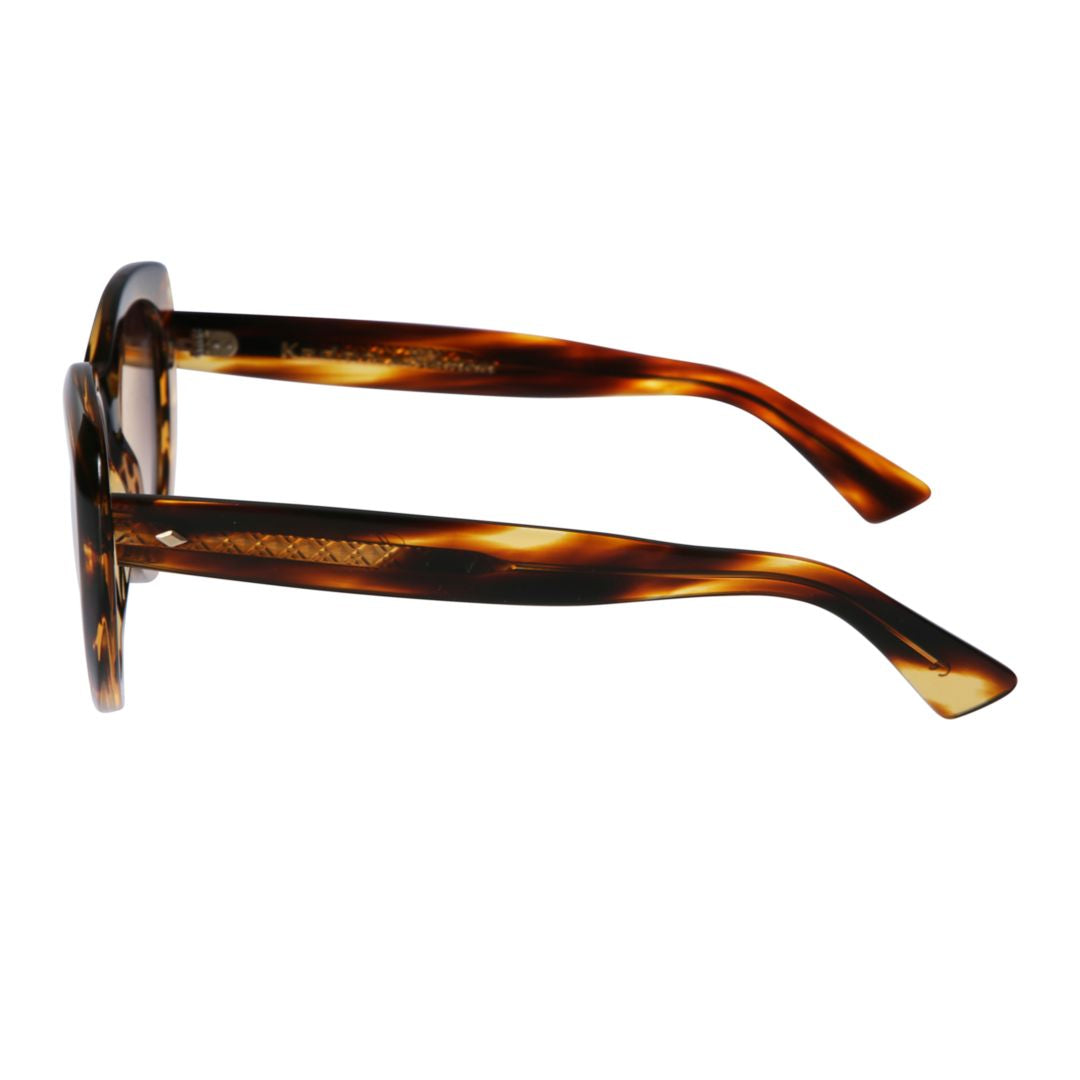 Sophia Glamour Oversized Tortoiseshell Cat-Eye Sunglasses with Gradient Lenses