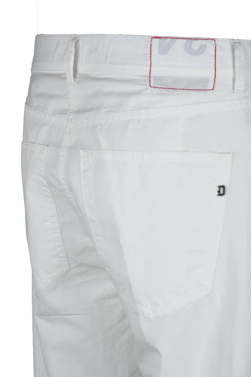 Pants Cotton/Silk - White