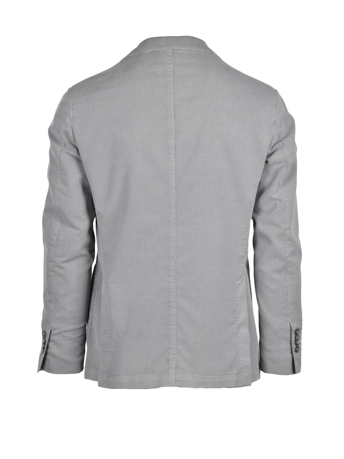 Round Stretch Jacket - Light Grey