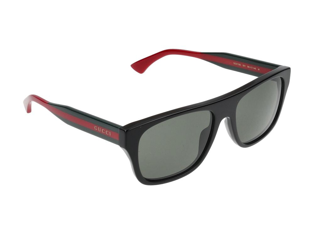 Okulary przeciwsłoneczne GG2119S 001 czarne zielone szare 56/17/145