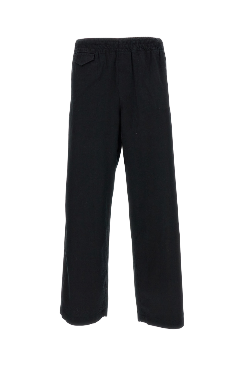Wide-Leg Linen Blend Trousers