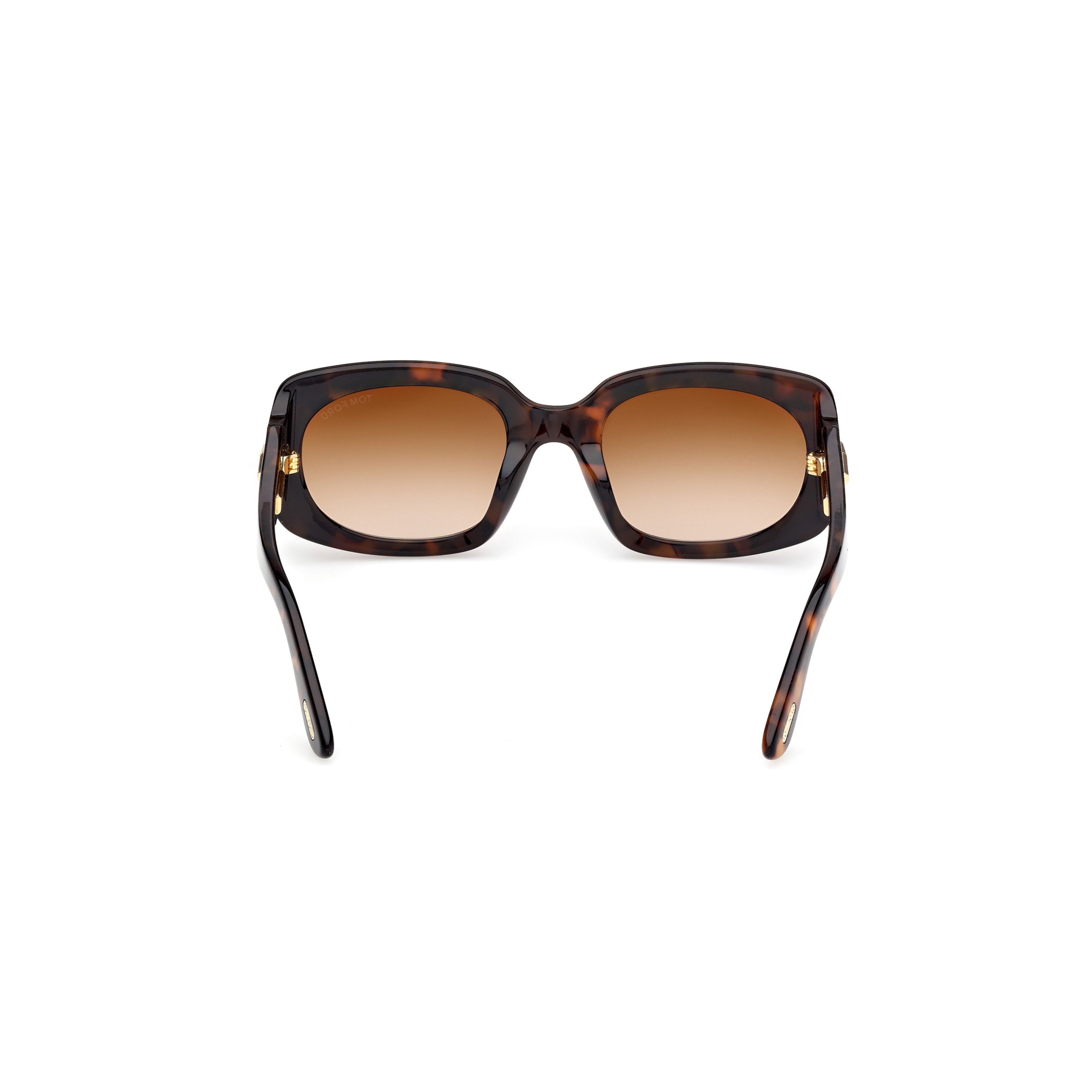 Ft1253 Bold Rectangular Tortoiseshell Sunglasses