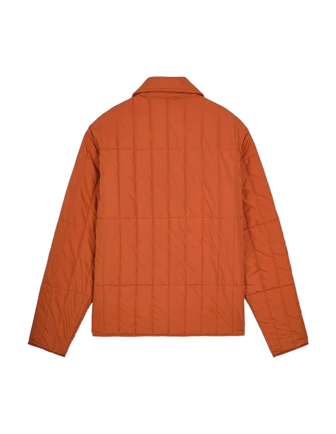 Boxy Quilted Jacket With Classic Collar And Snap Closure