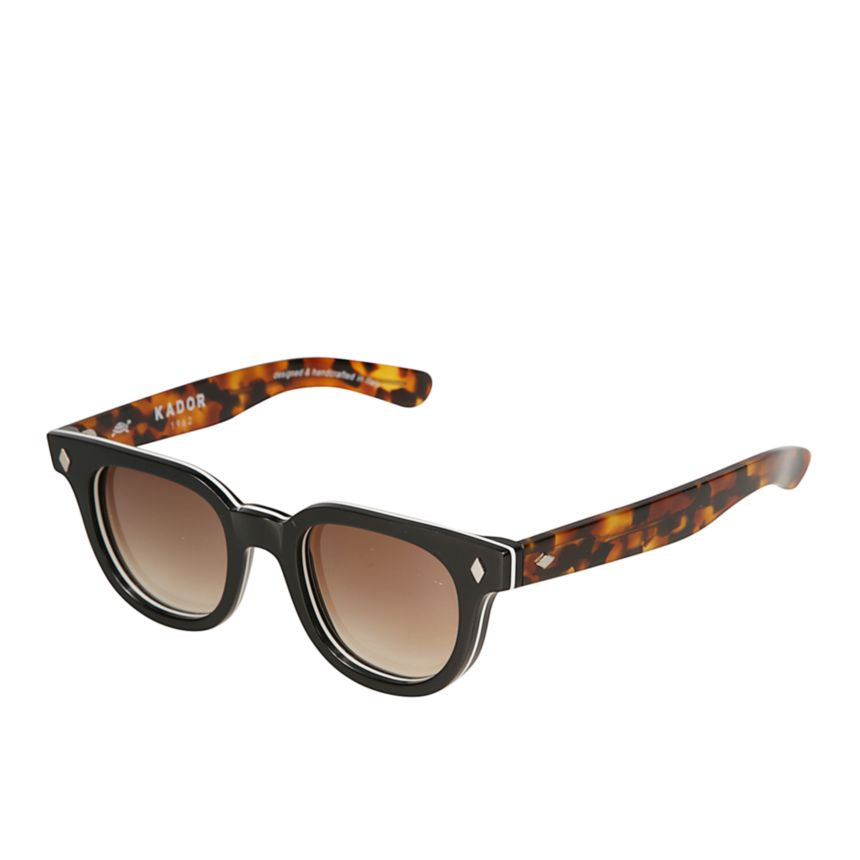 Orbit Bold Gradient Brown Tinted Sunglasses with Tortoiseshell Temples