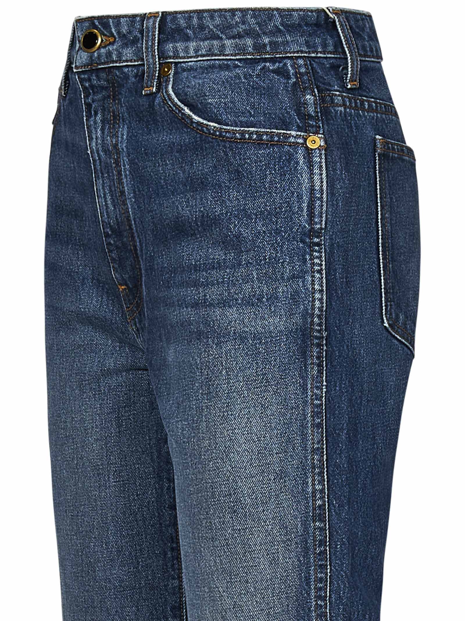 Faded Blue Cropped Jeans