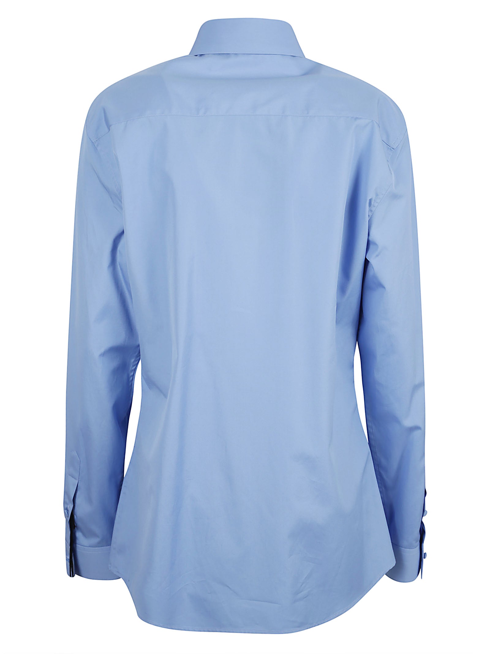 Light Blue Tailored Shirt With Refined Silhouette