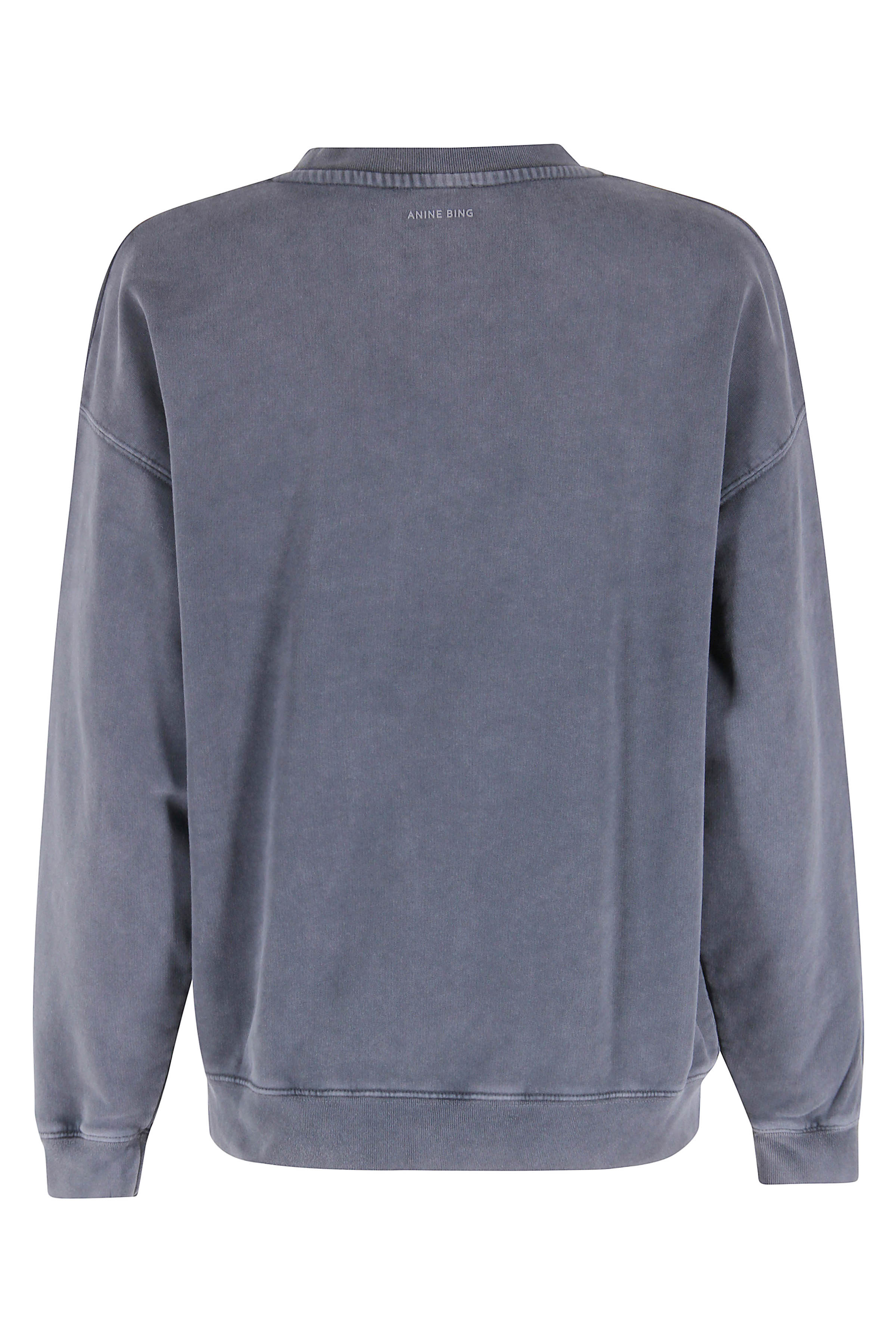Washed Black Leopard Sweatshirt
