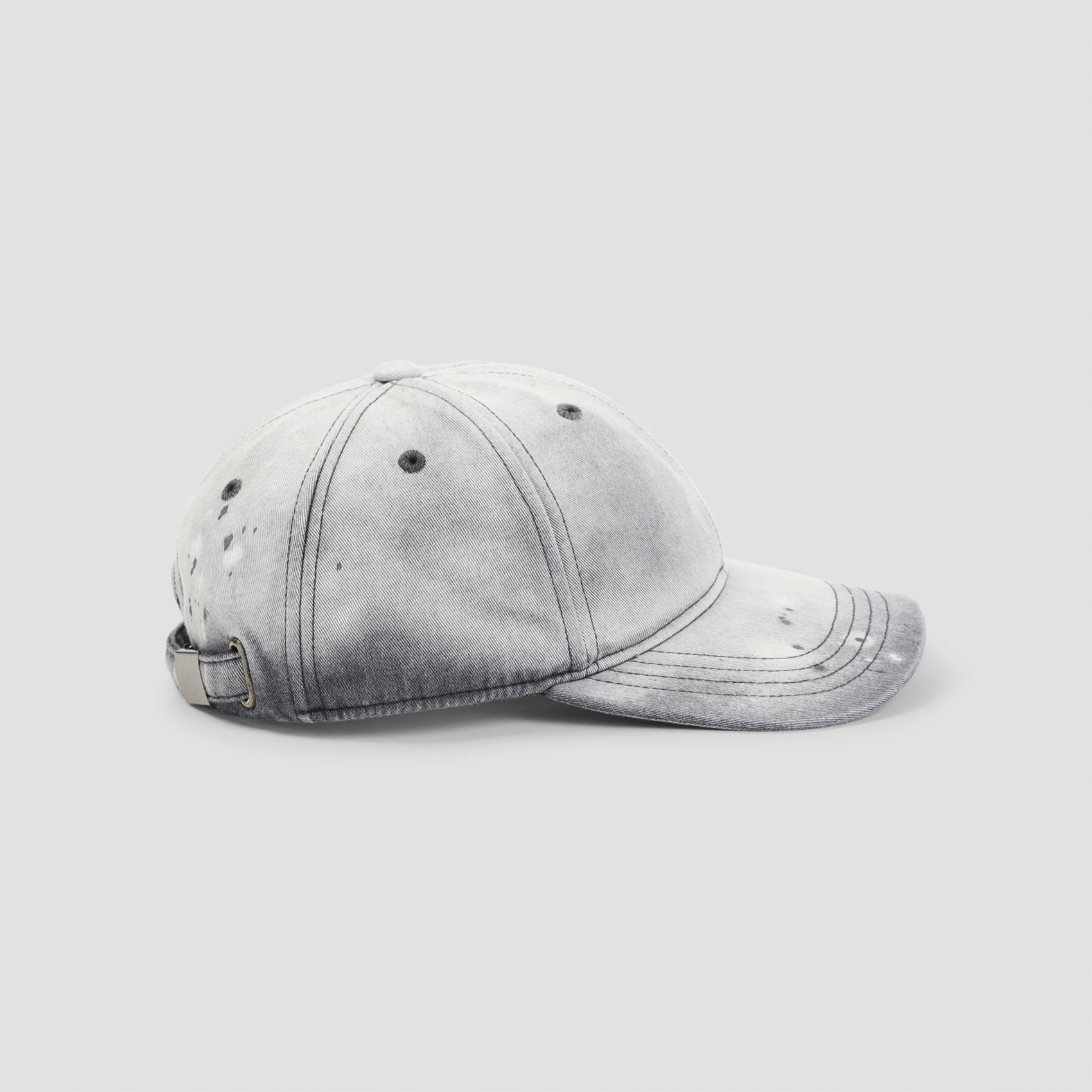 Grey Polyester Cotton Cap