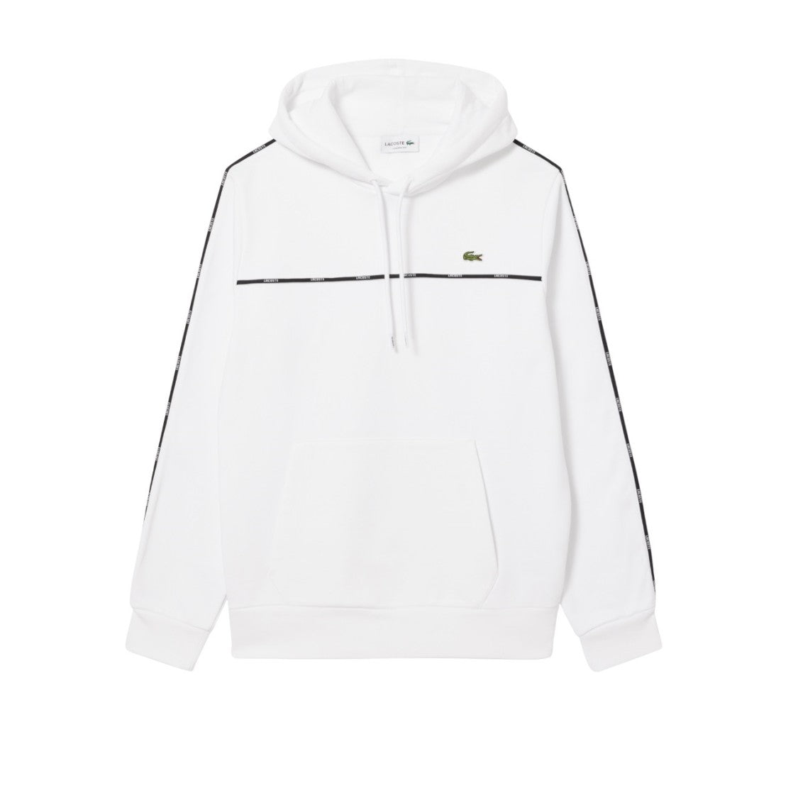 Classic White Lacoste Hoodie