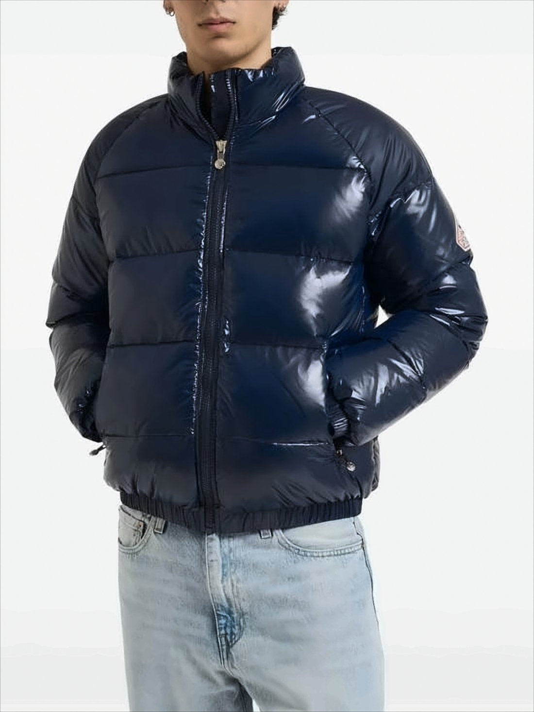 Quilted High Collar Down Jacket