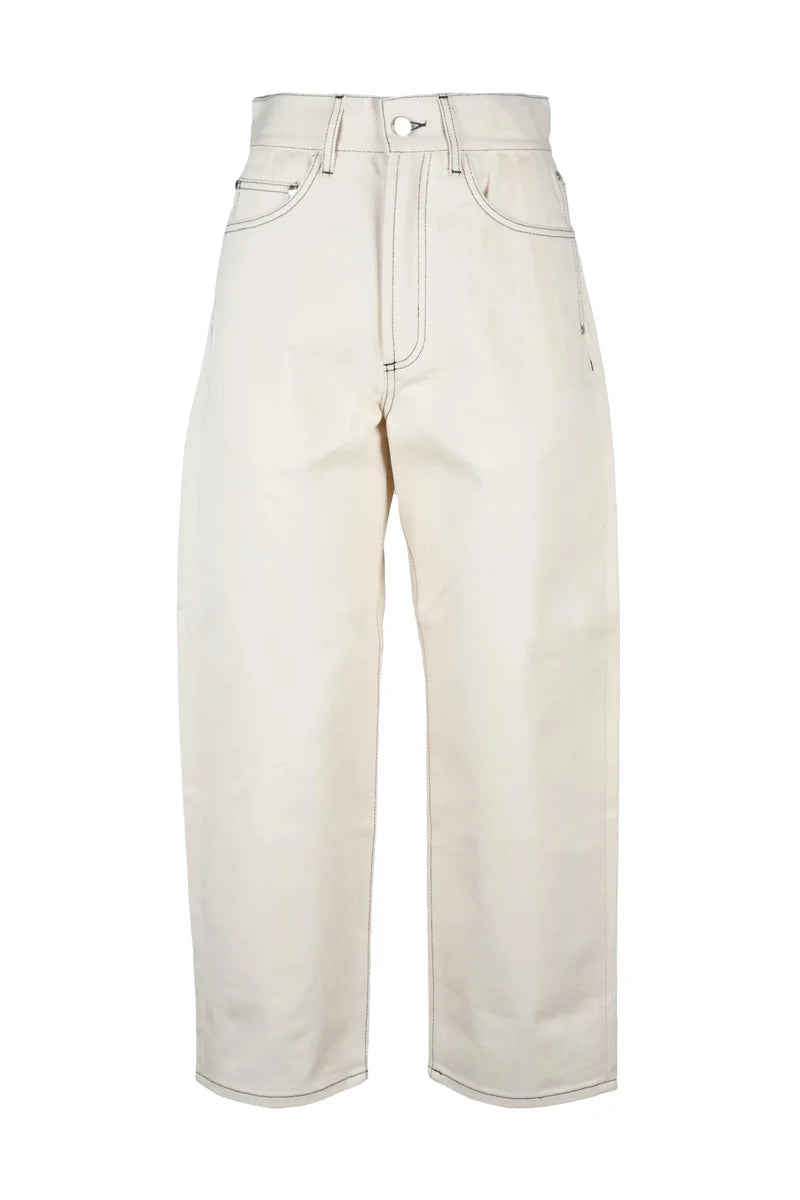 Cotton Jeans - Beige