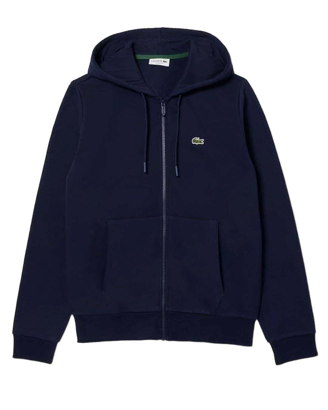 Classic Zip-Up Hooded Sweatshirt with Kangaroo Pocket