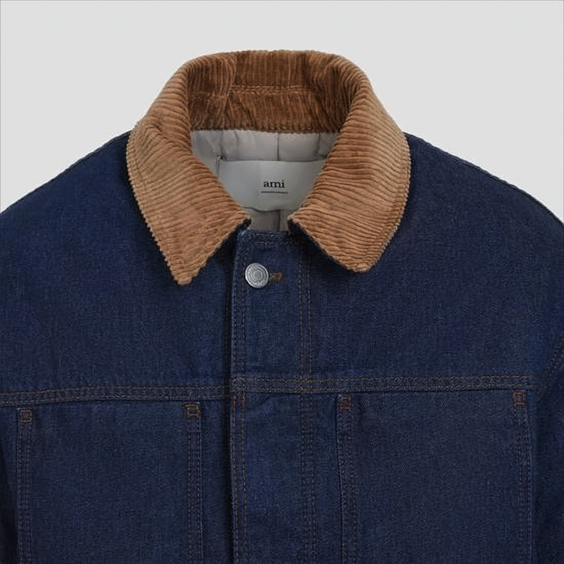 Dark Denim Padded Walker Jacket