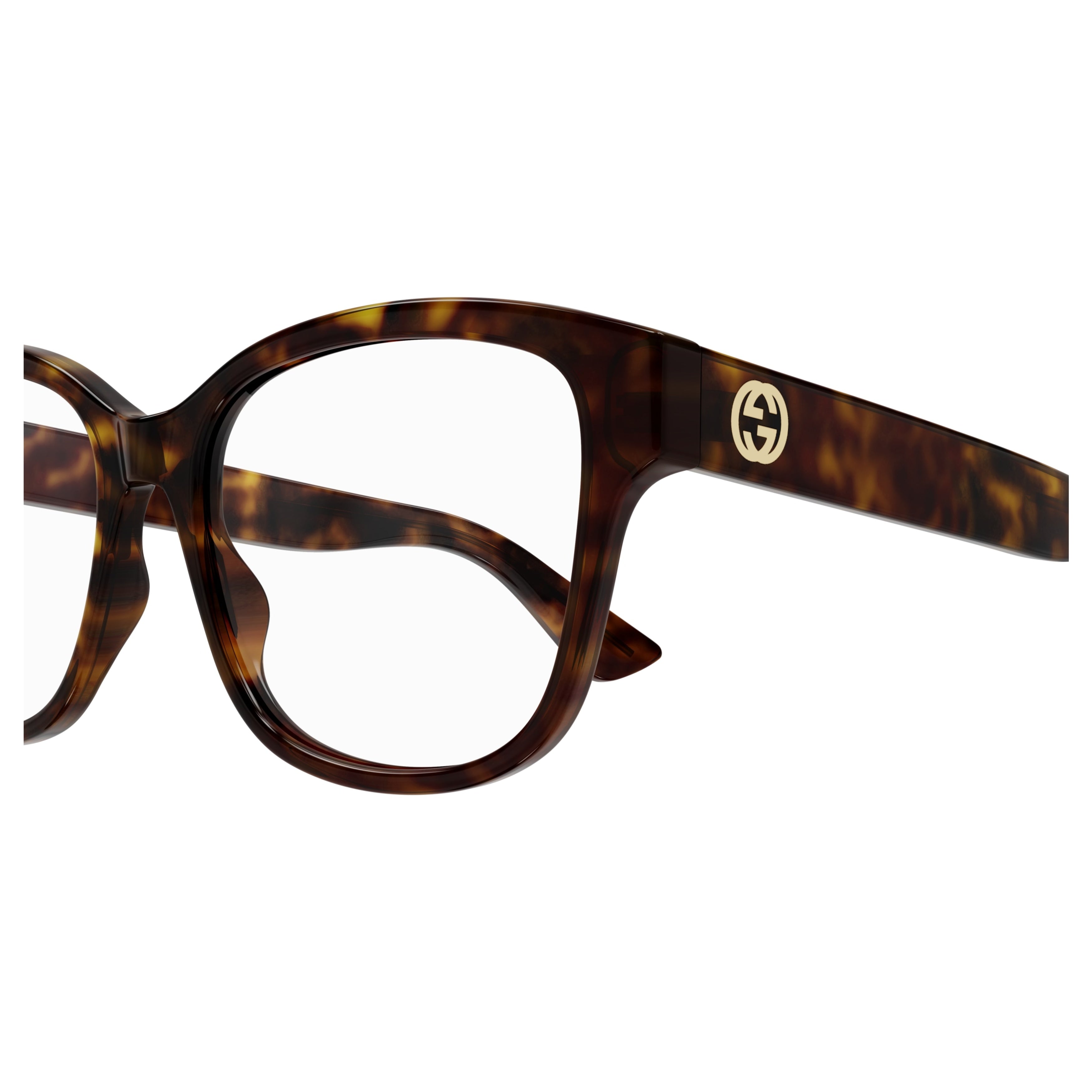Gg1340o Tortoiseshell Square Frame Eyeglasses
