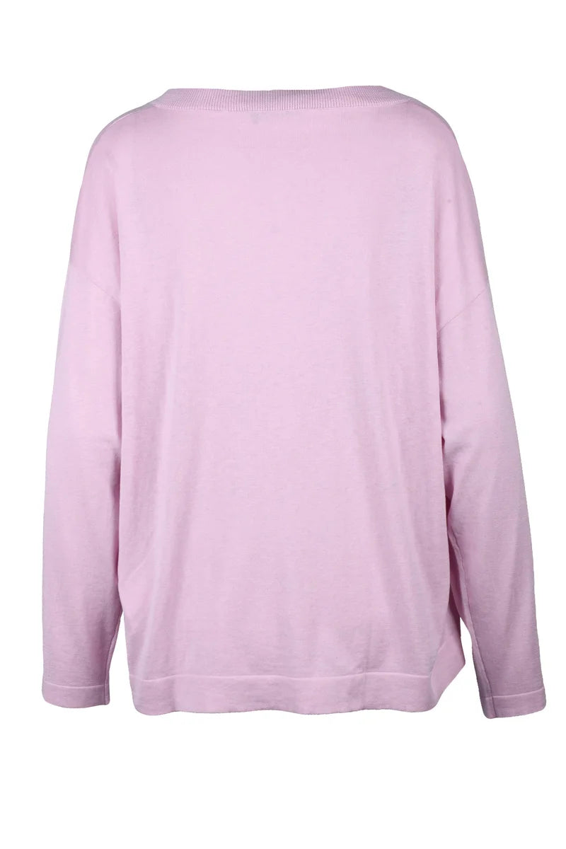 Silk Cotton Knit - Pink