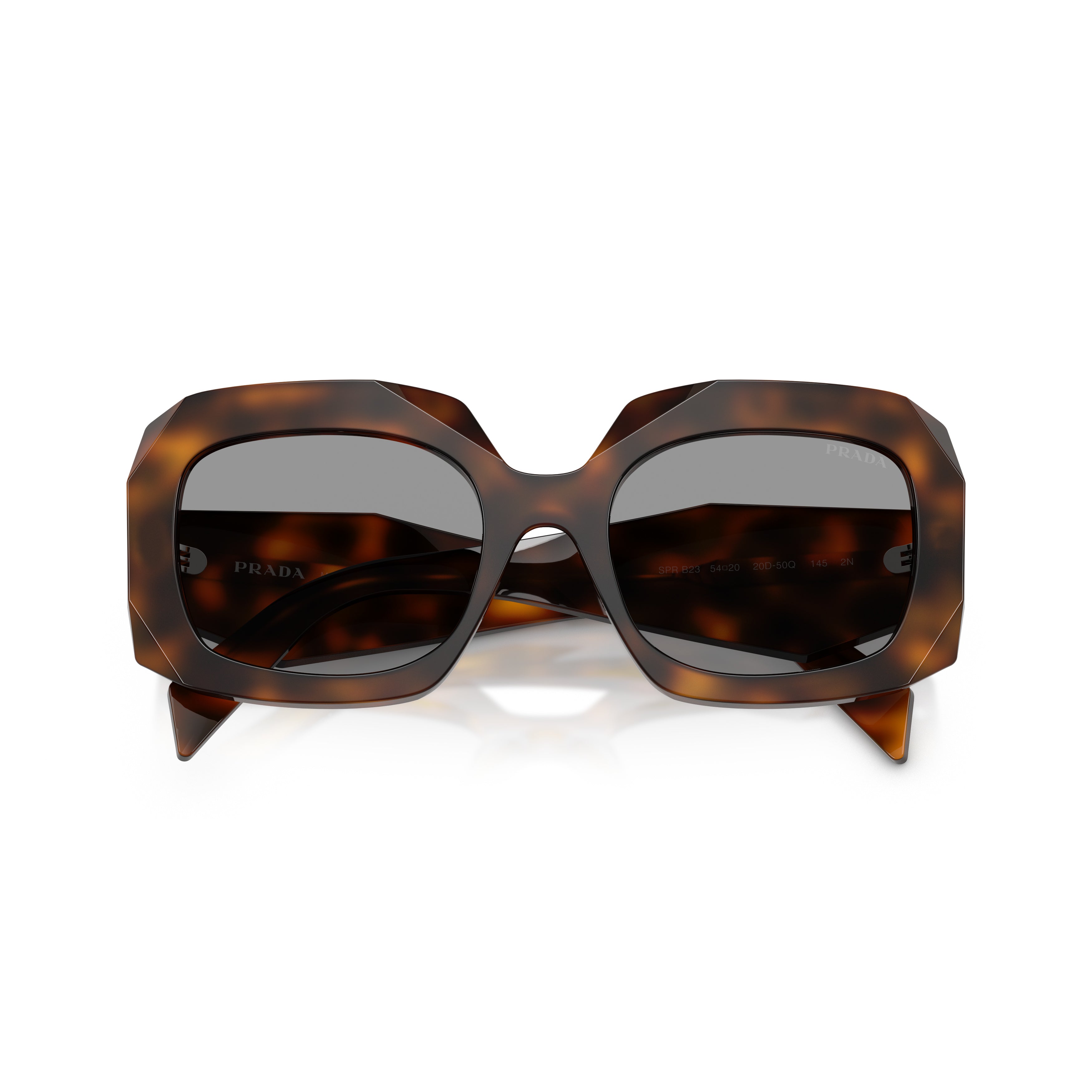 0pr B23s Oversized Square Tortoiseshell Sunglasses