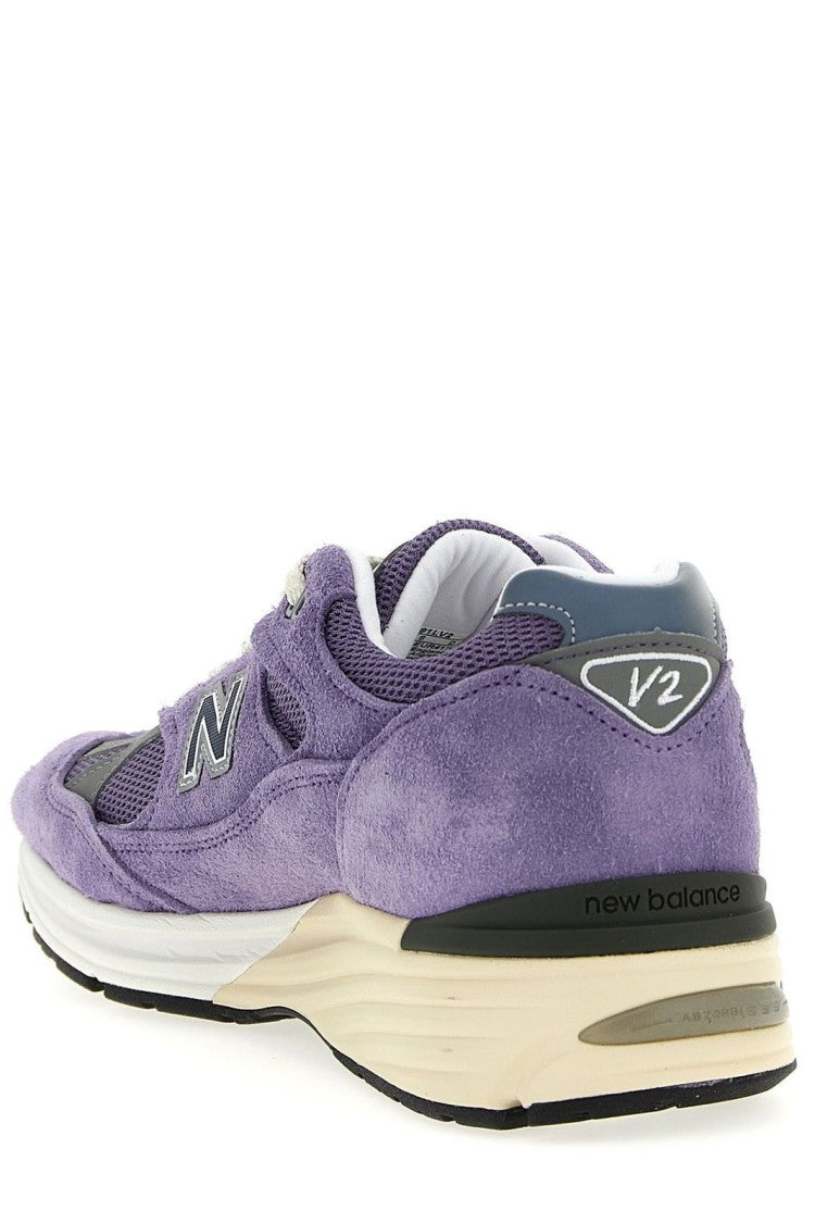 Made In Uk 991V2 Sneakers – Purple