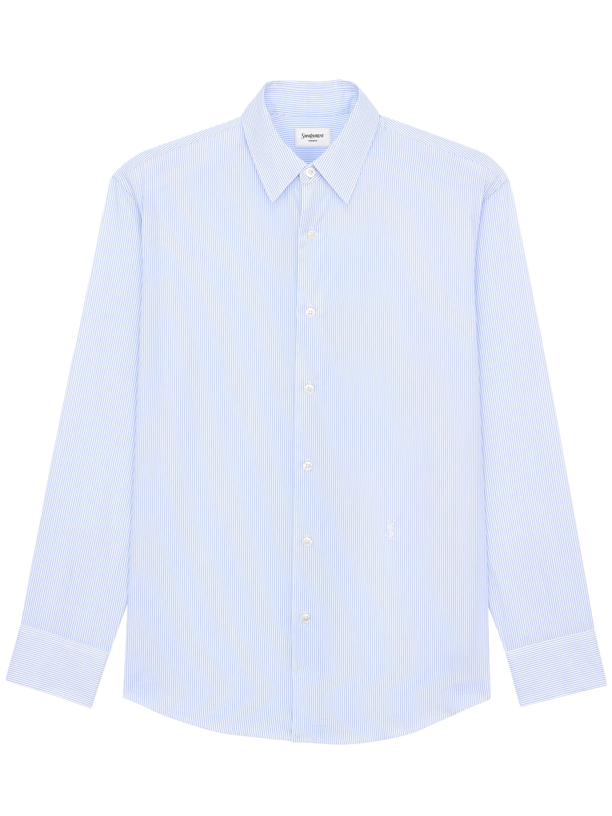 Light Blue Chemise Pinstripe Shirt