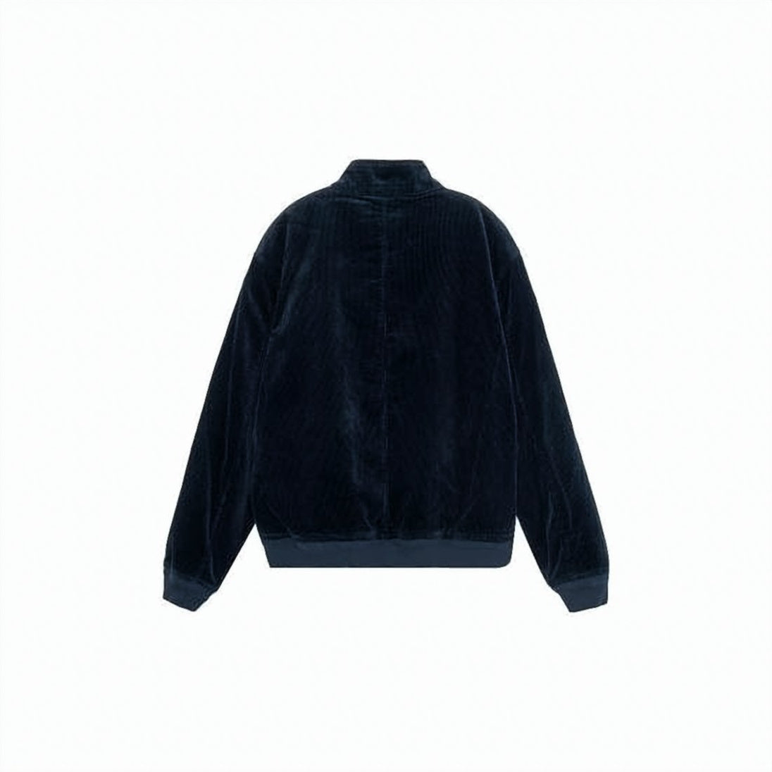 Corduroy Bomber Jacket with Zip Front