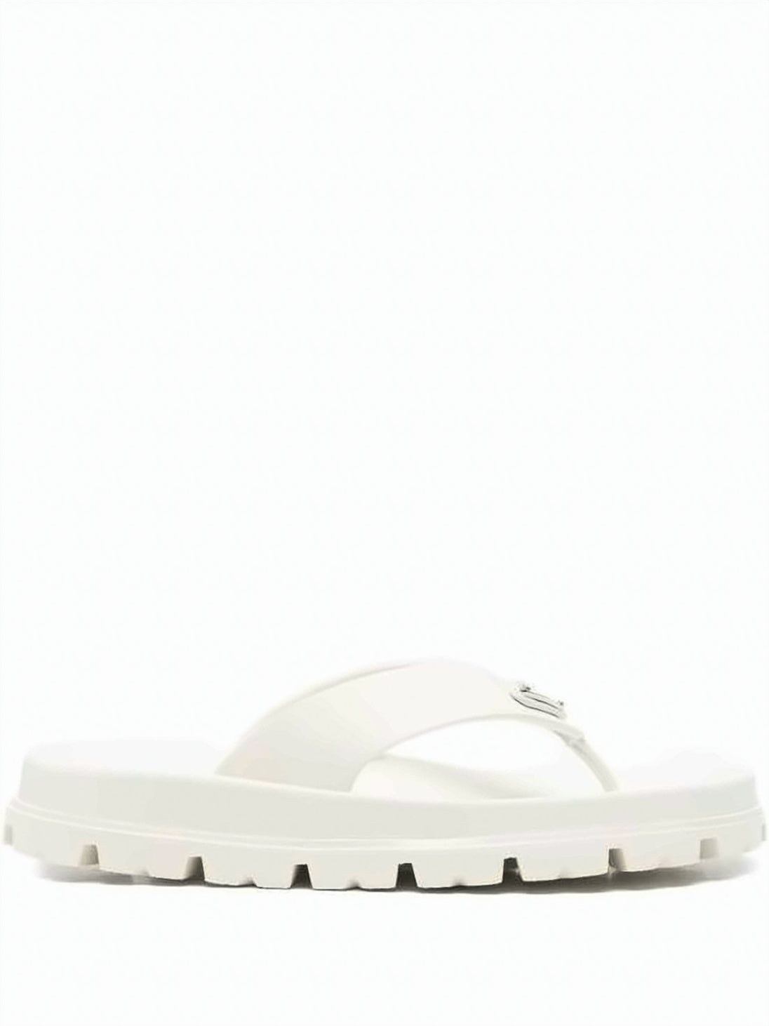 Prada Monochromatic Rubber Sandals