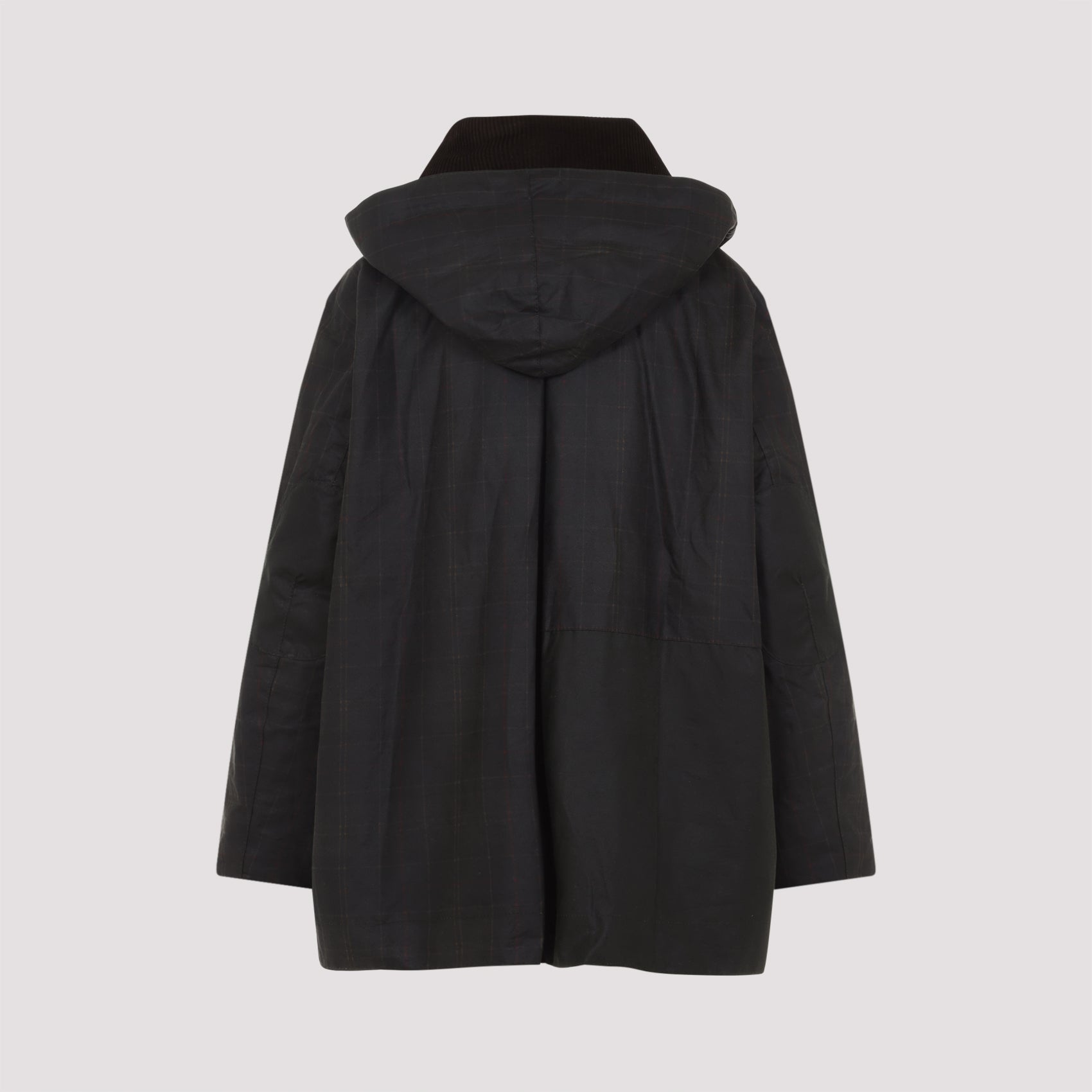 Dark Green Waxed Cotton Short Jacket