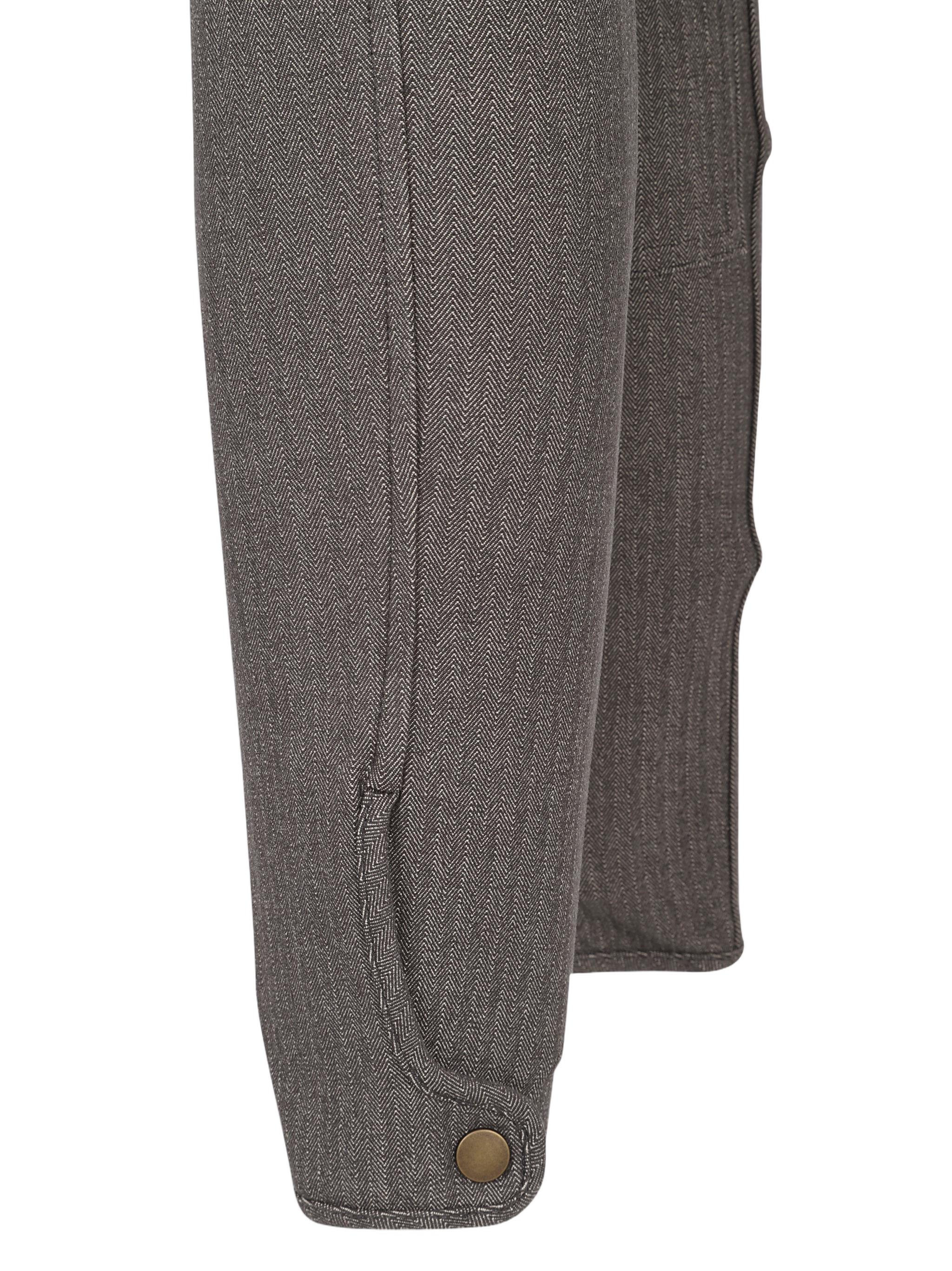 Slim Fit Herringbone Trousers