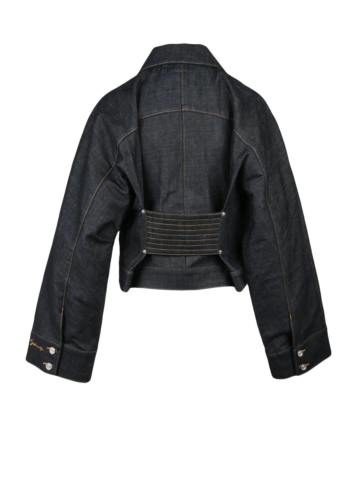 Short Denim Coat - Night Blue
