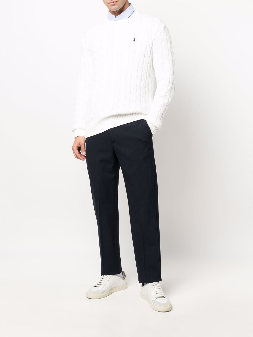 Cable Knit Cotton Sweater