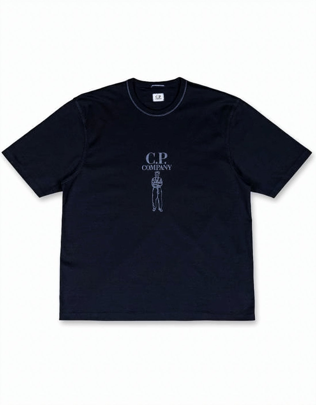 Relaxed-Fit Short-Sleeved T-Shirt With Tonal Embroidery