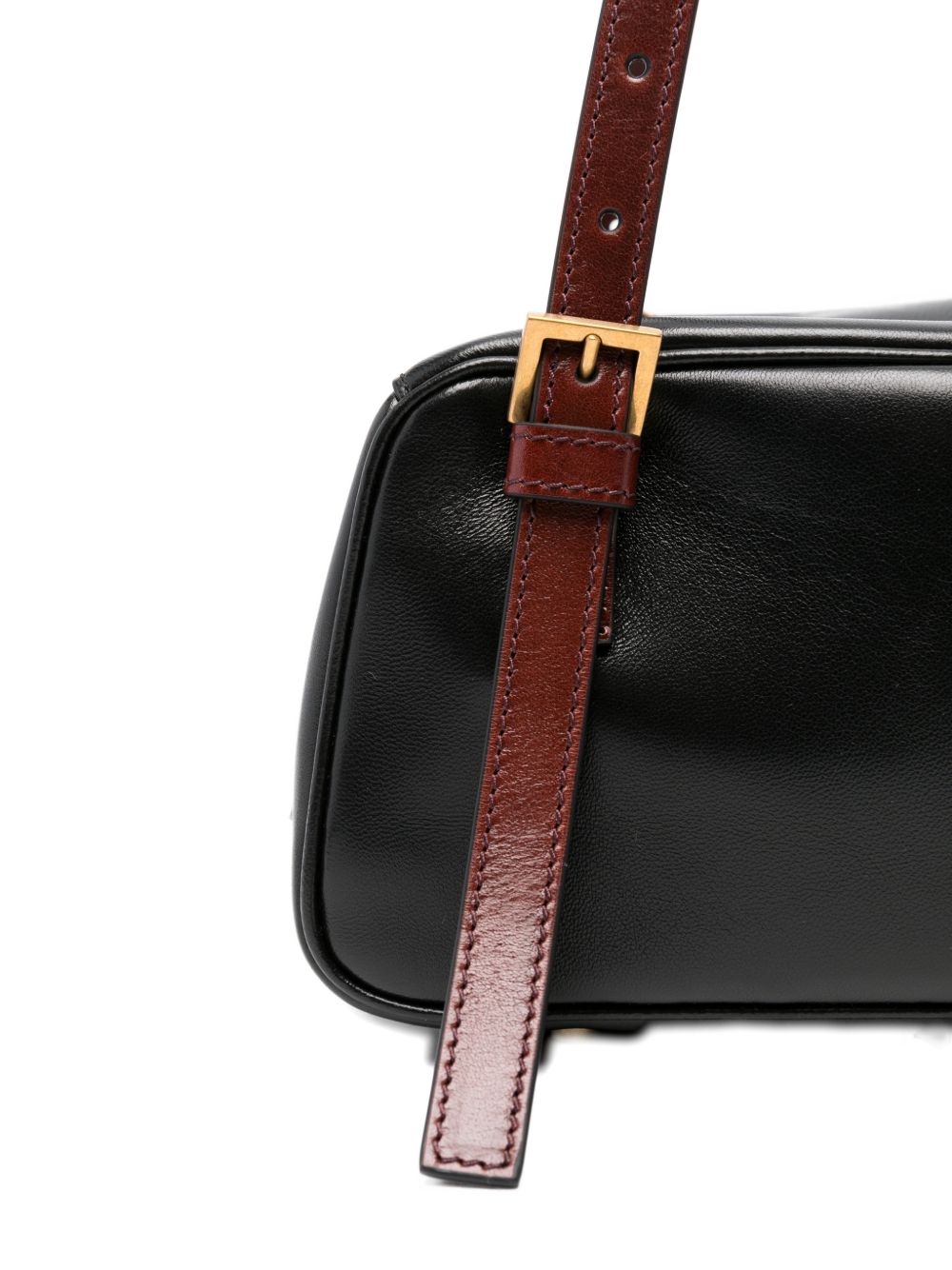 Rectangular Handbag In Smooth Silk And Nylon