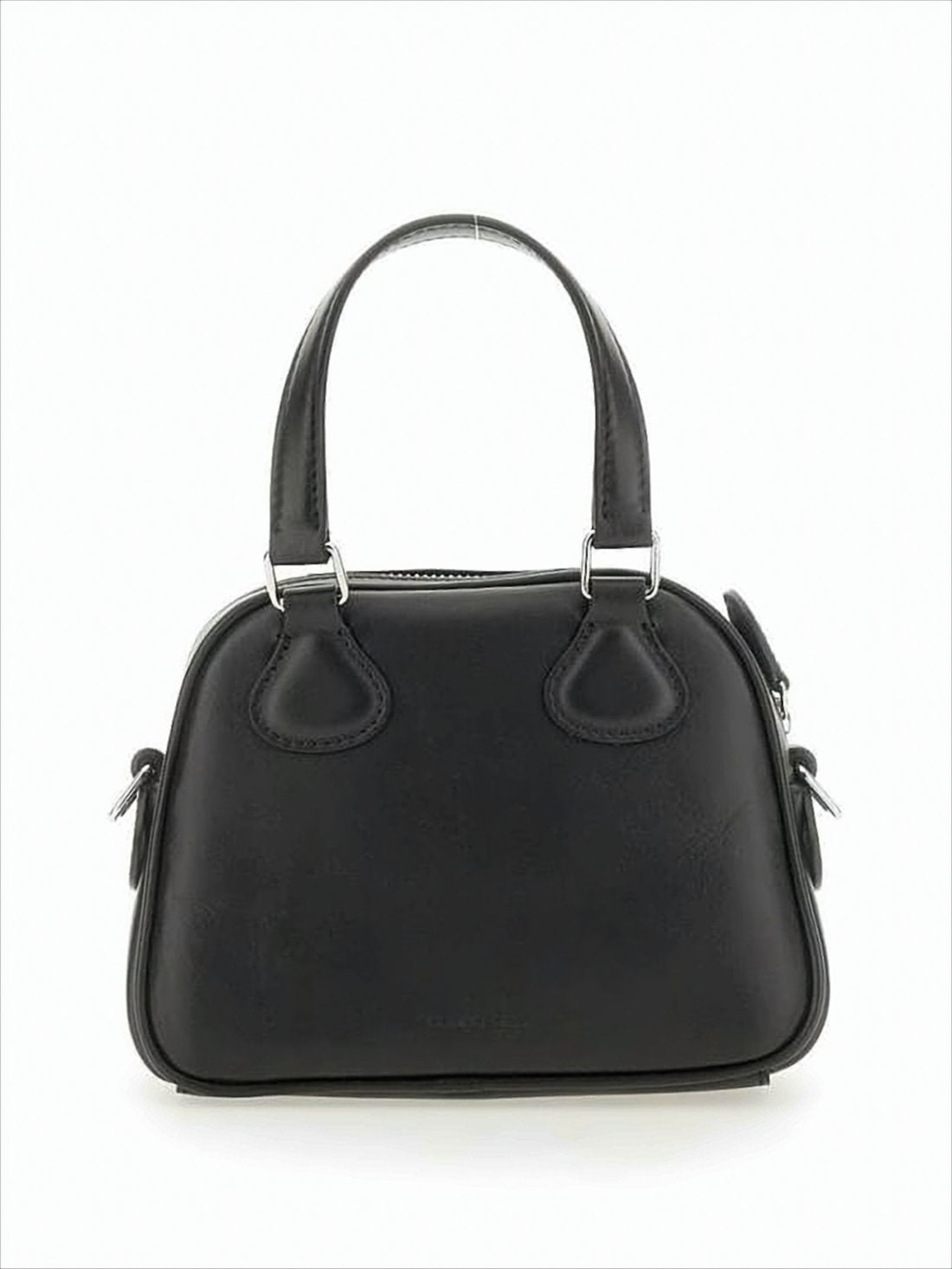 Structured Cowhide Leather Tote Bag