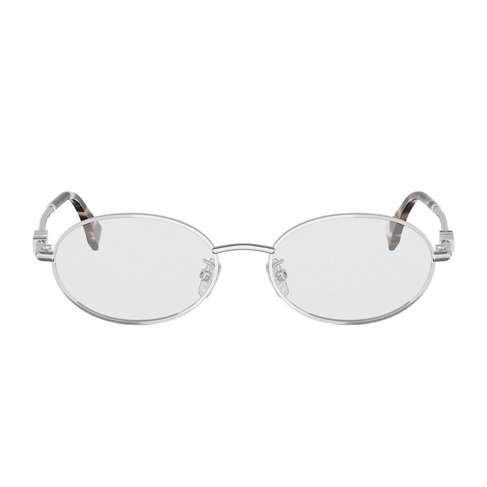 Fe50140U Fendigraphy Oval Silver Glasses