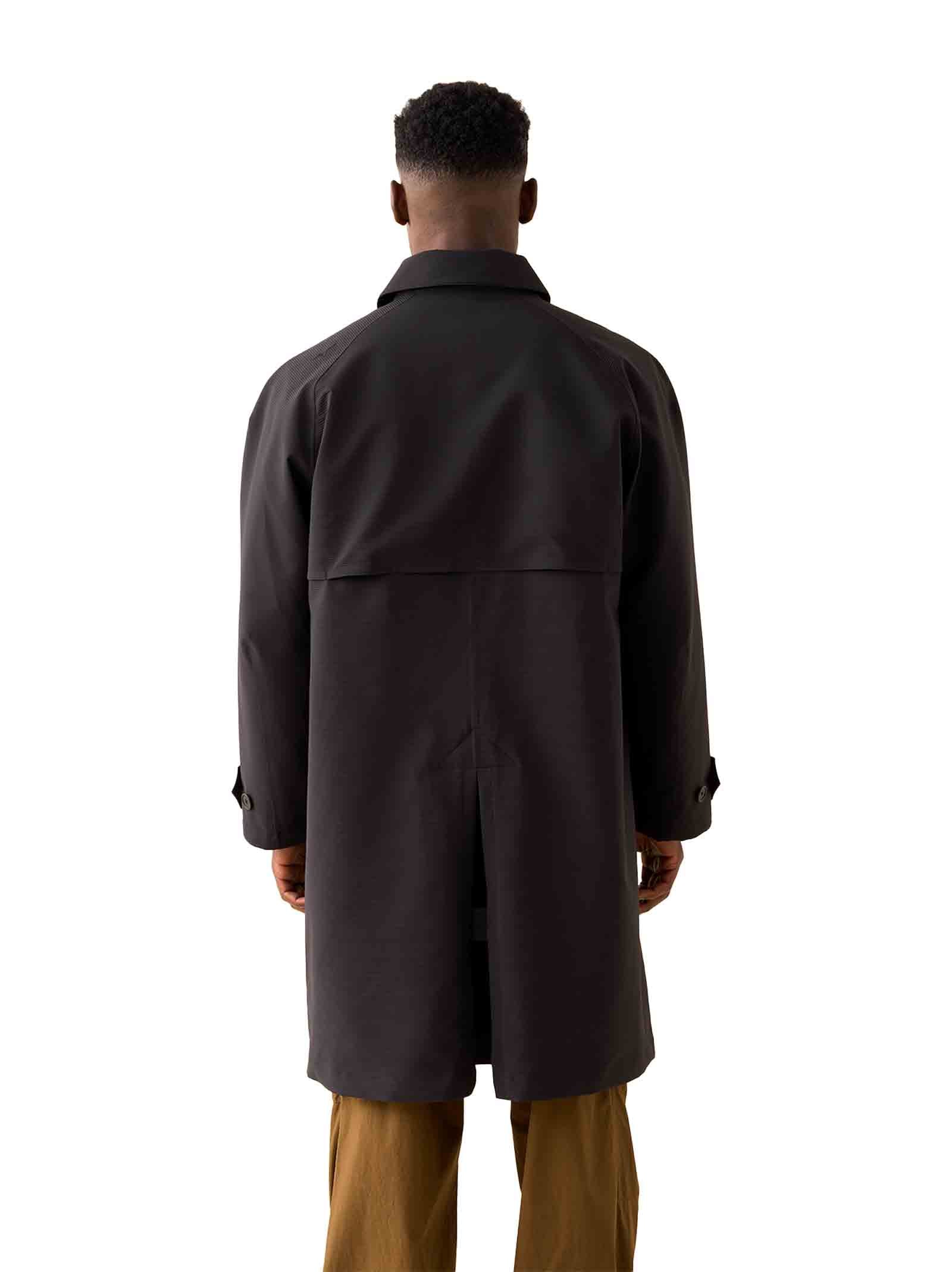 Long Black Breath Thermo Coat