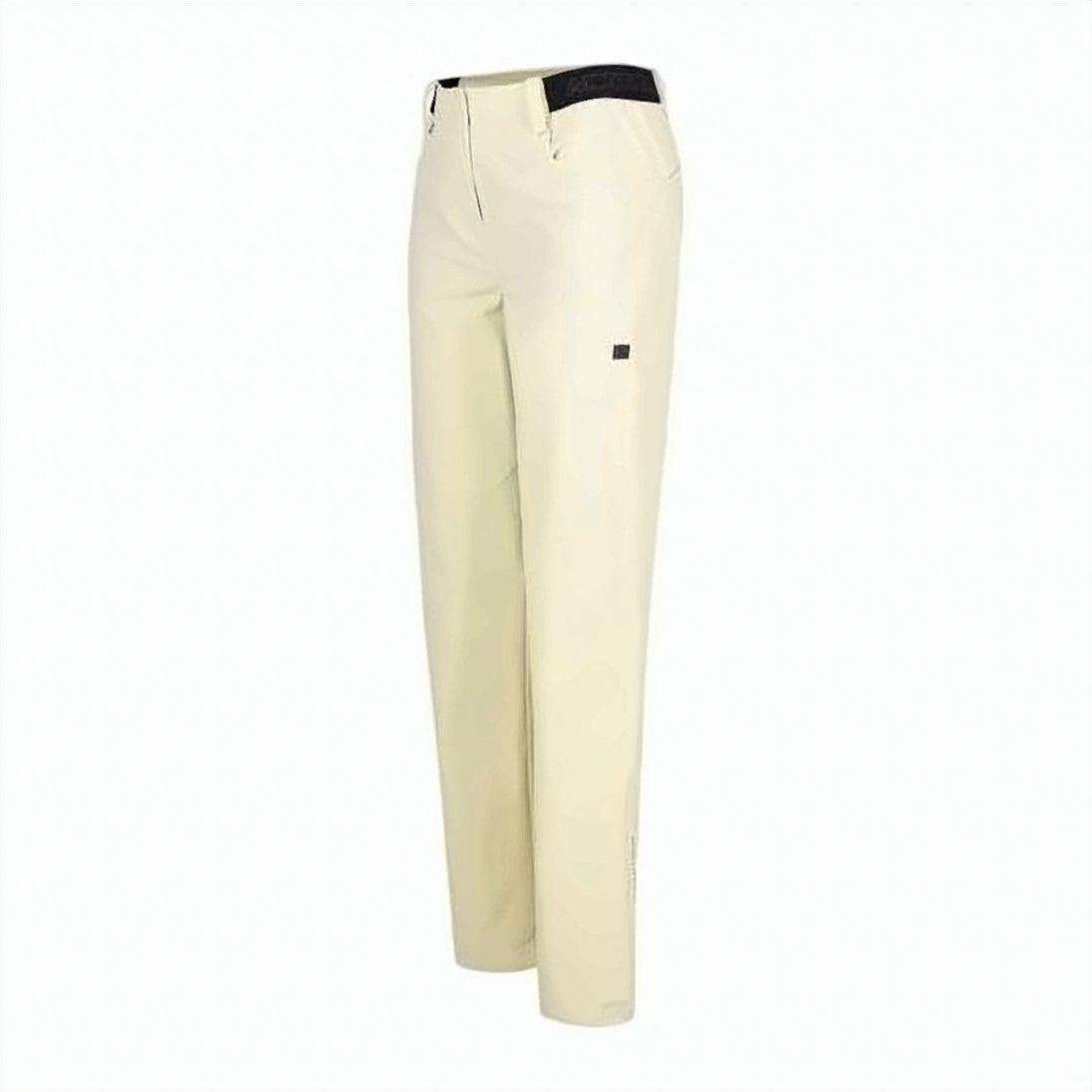 Straight-Leg Pants with High Waist