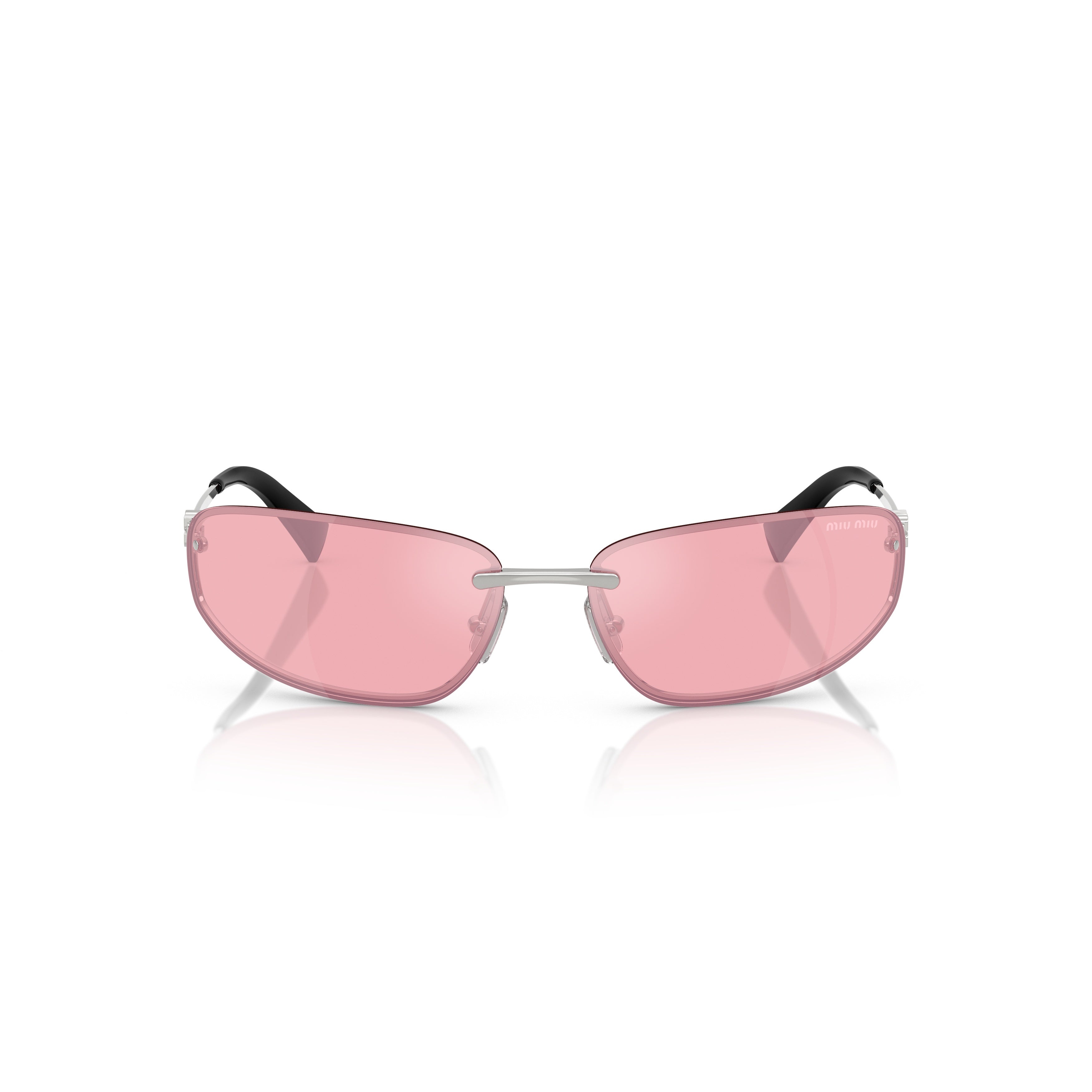 0Mu A50S Rectangular Rimless Sunglasses