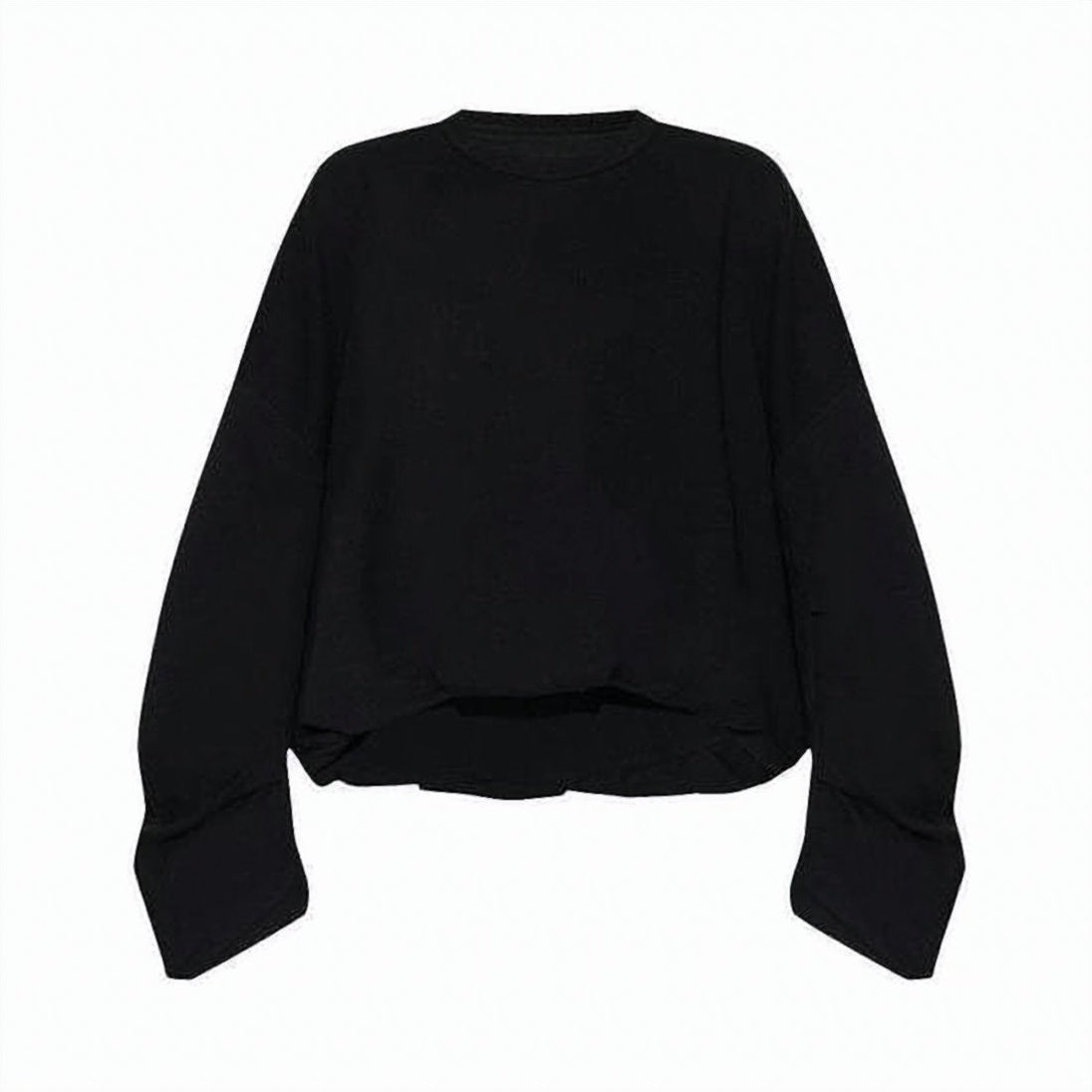 Black Sweater with Relaxed Fit