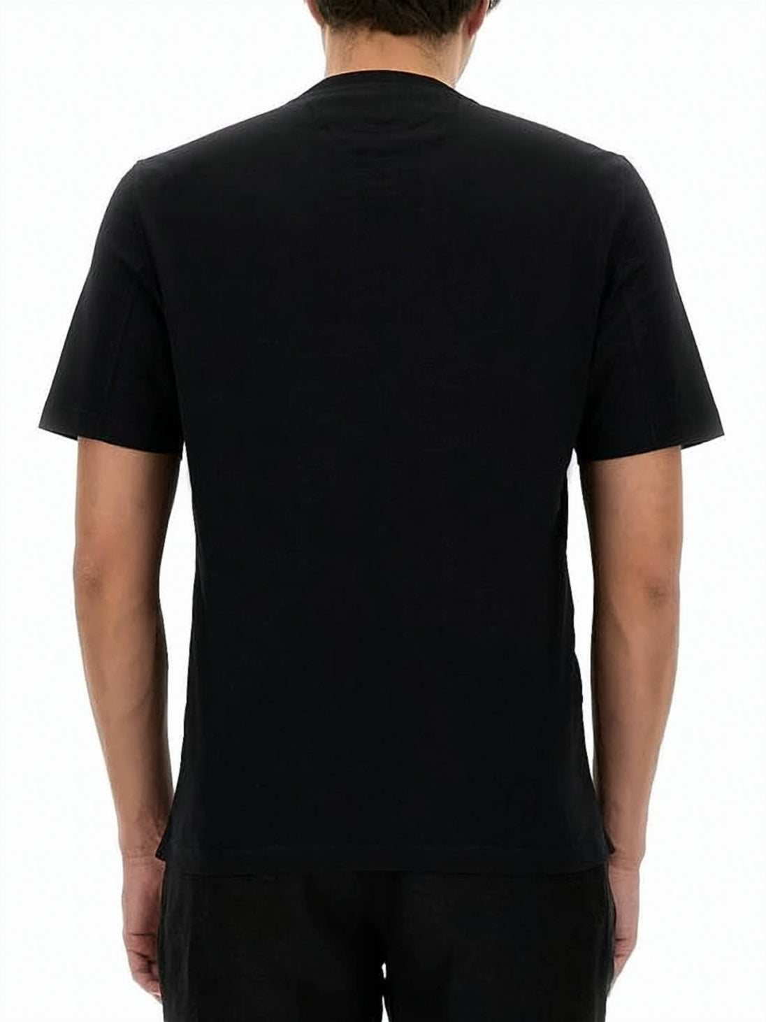 Cotton Jersey Crew Neck T-Shirt