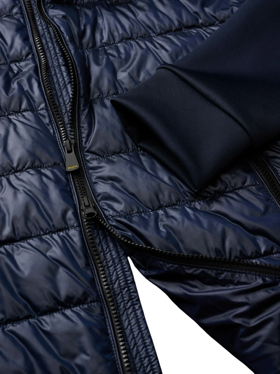 Quilted Padded Jacket with Mandarin Collar