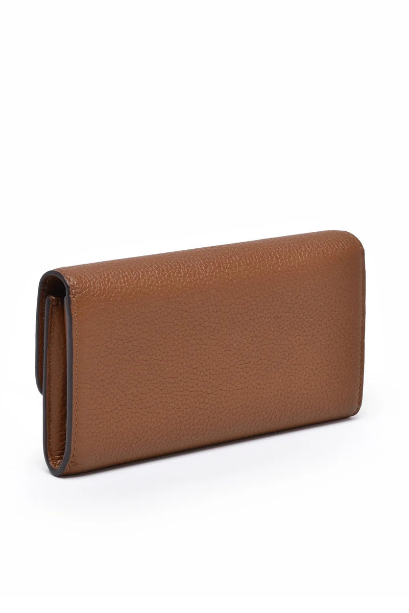 Textured Calfskin Leather Wallet