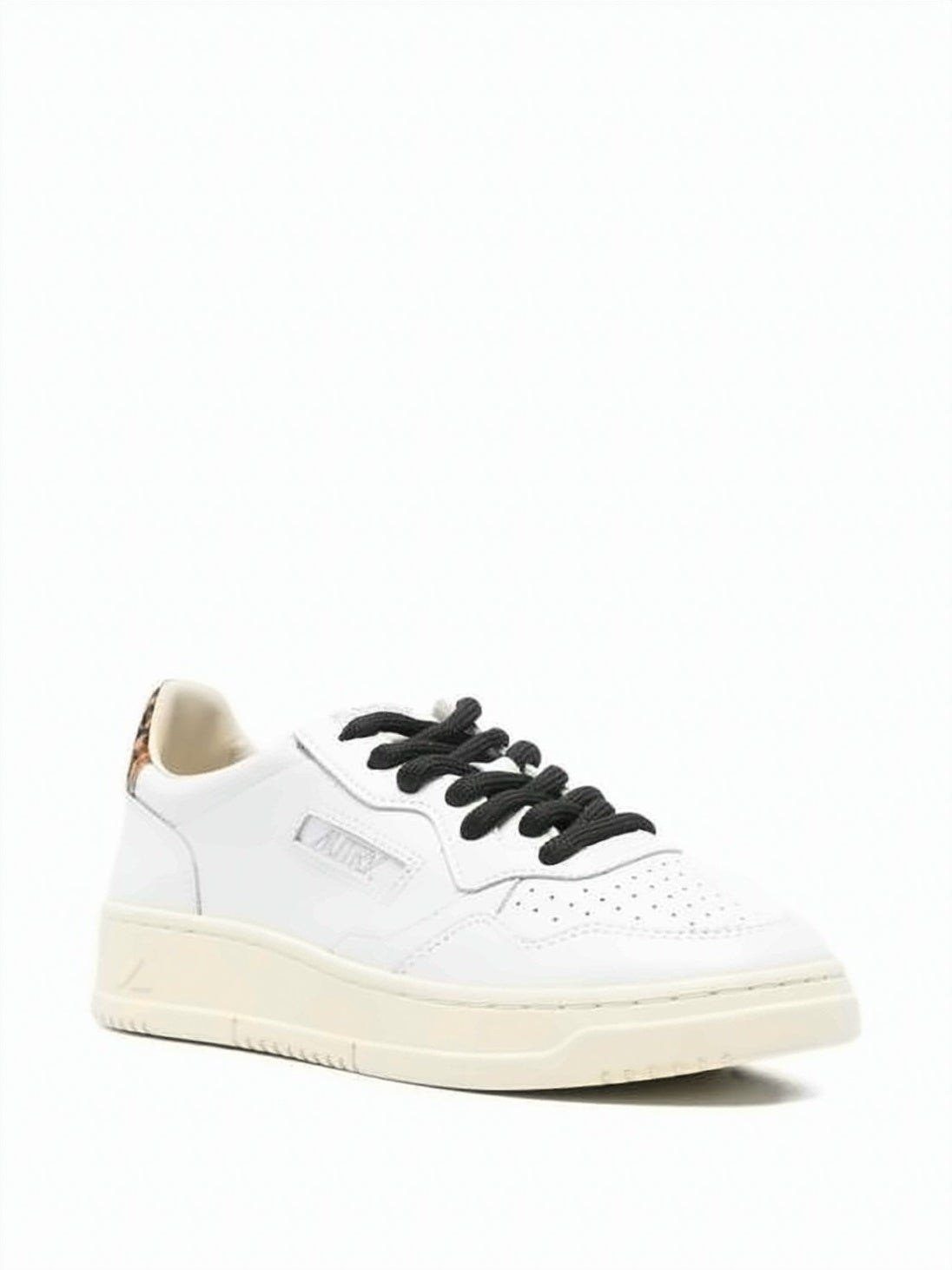 Perforated Leather Low-Top Sneakers