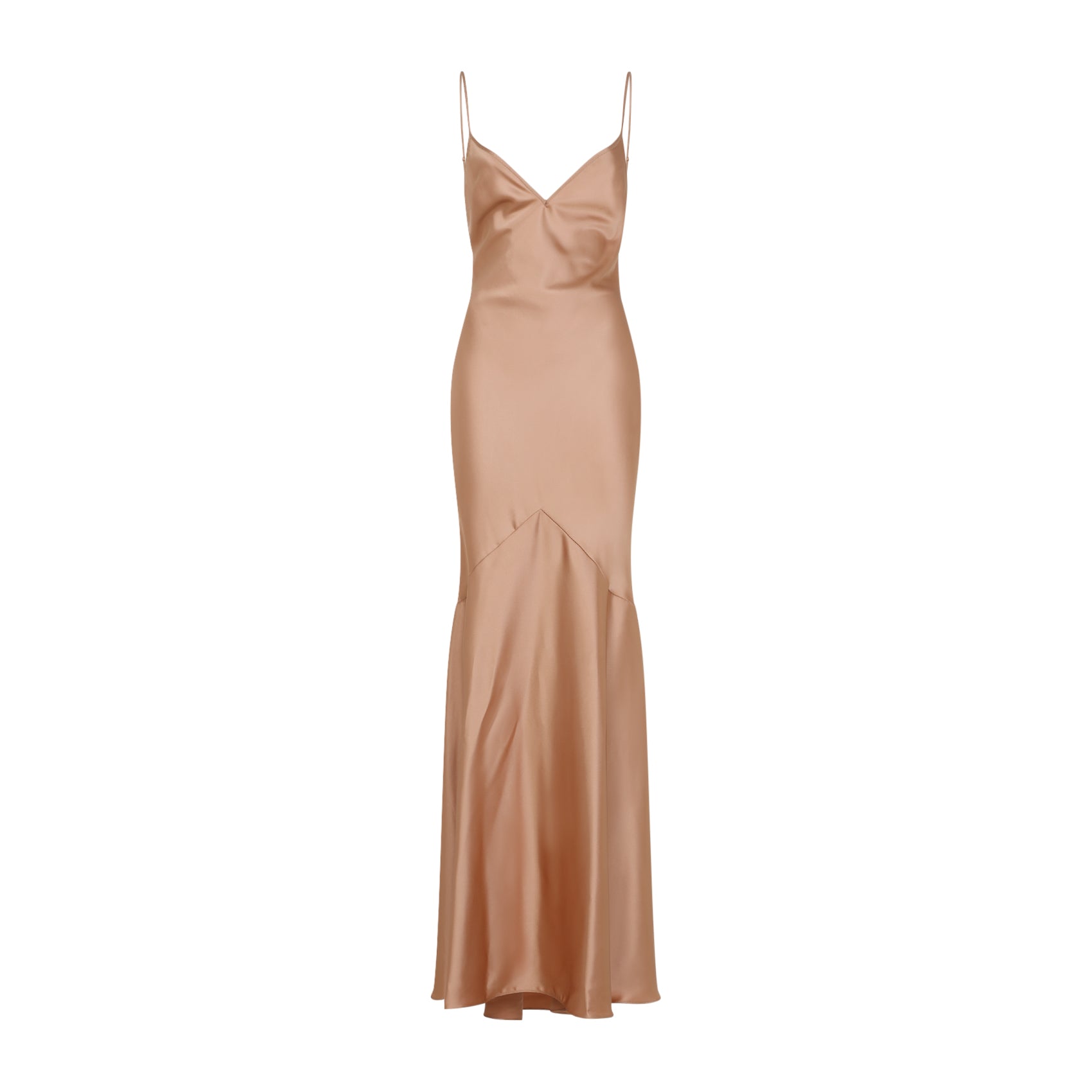Floor-Length Spaghetti Strap Dress