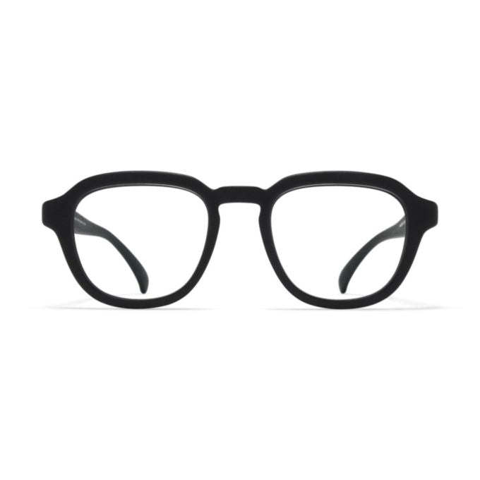 Wally Rounded Square Frame Black Mykita Eyeglasses
