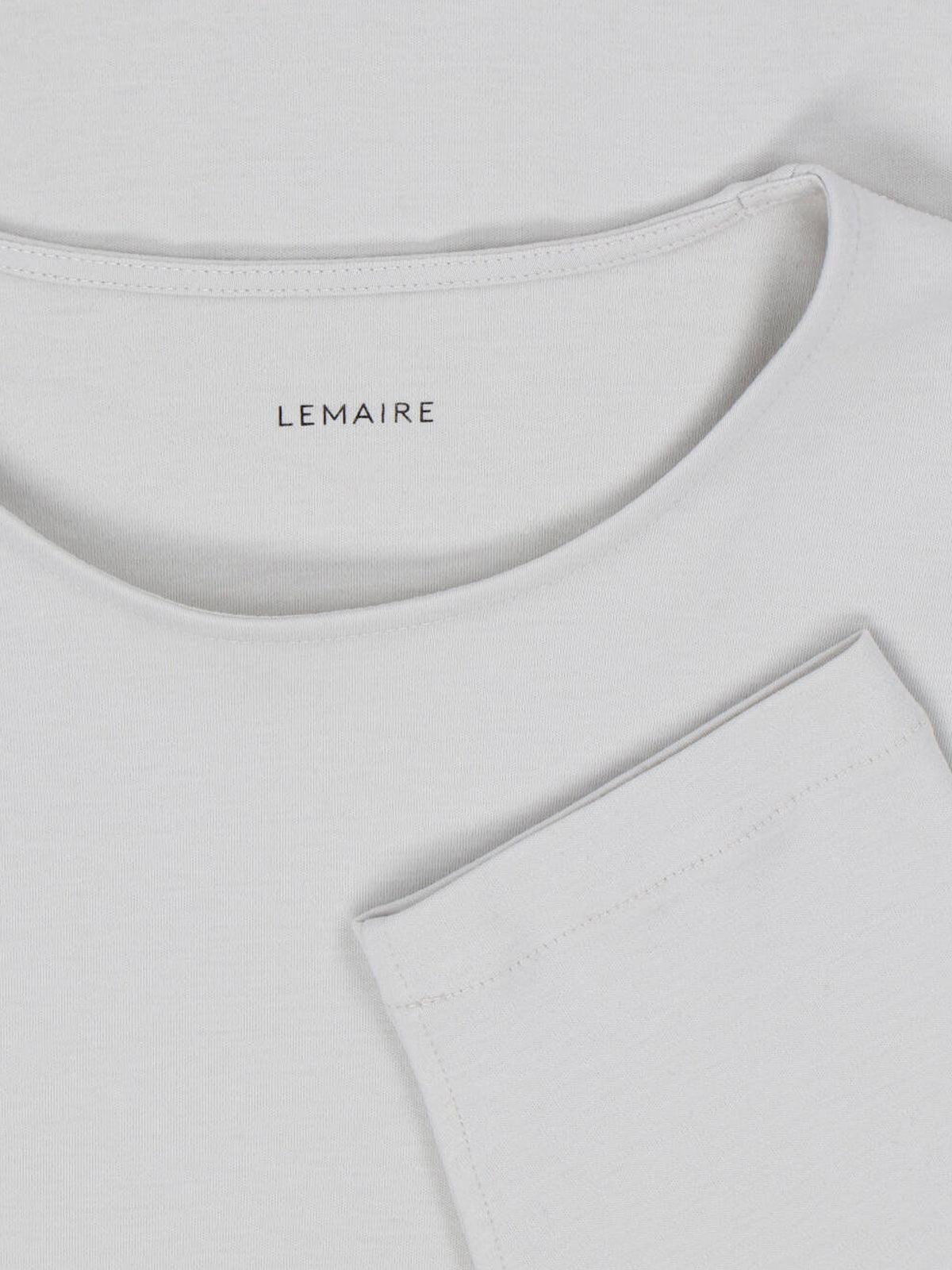 White Crew Neck Cotton Silk T-Shirt