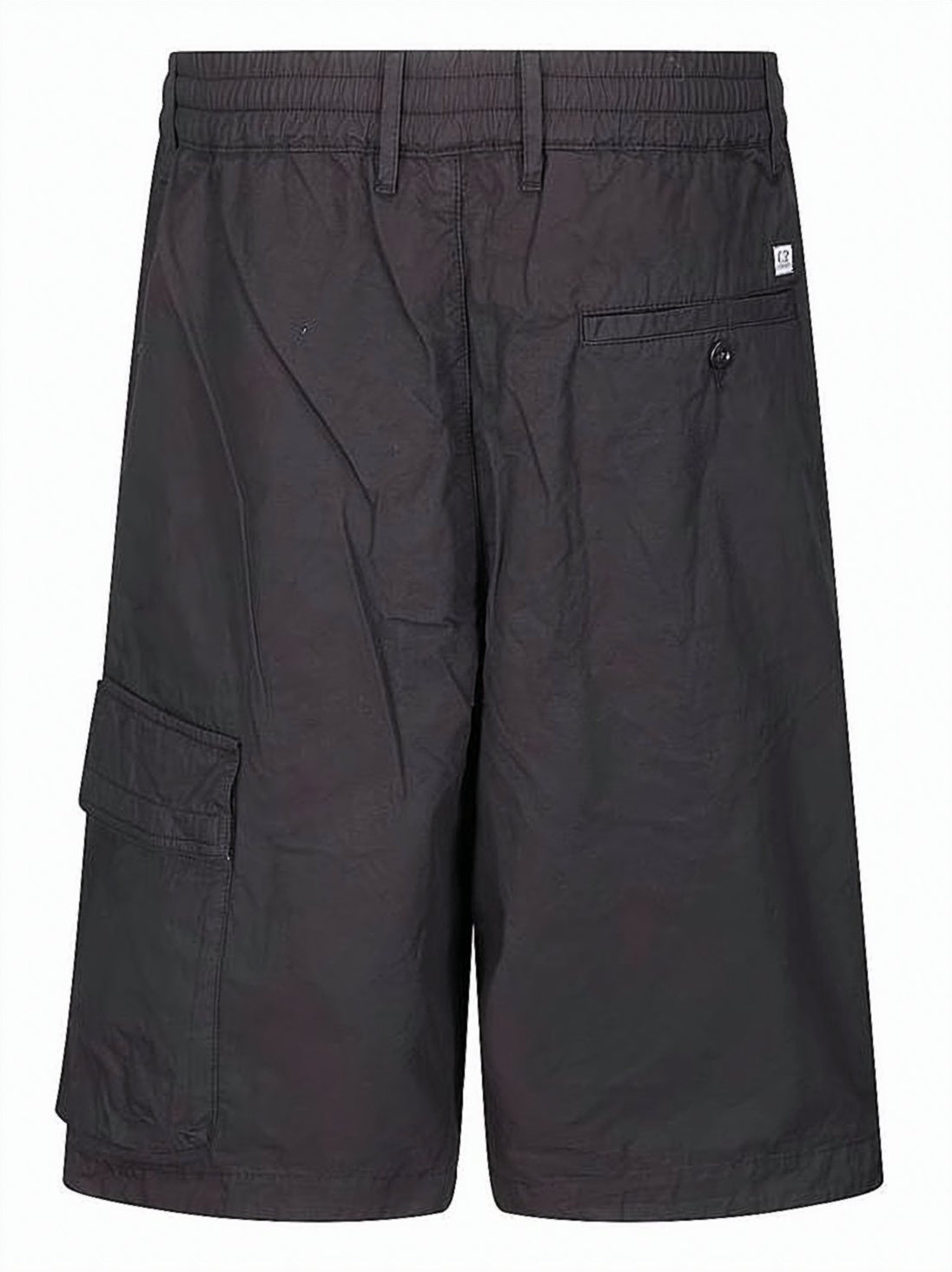 Stretch Satin Cargo Shorts