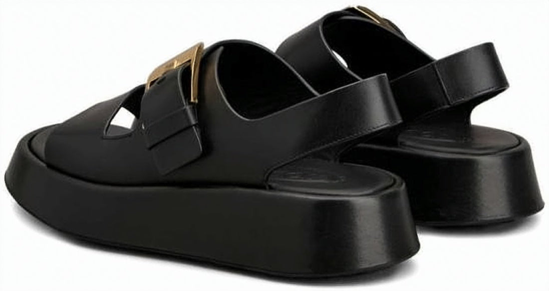 Sandal with Smooth Calf Leather