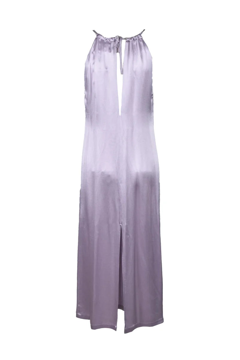 Long Dress Acetate and Silk - Pink