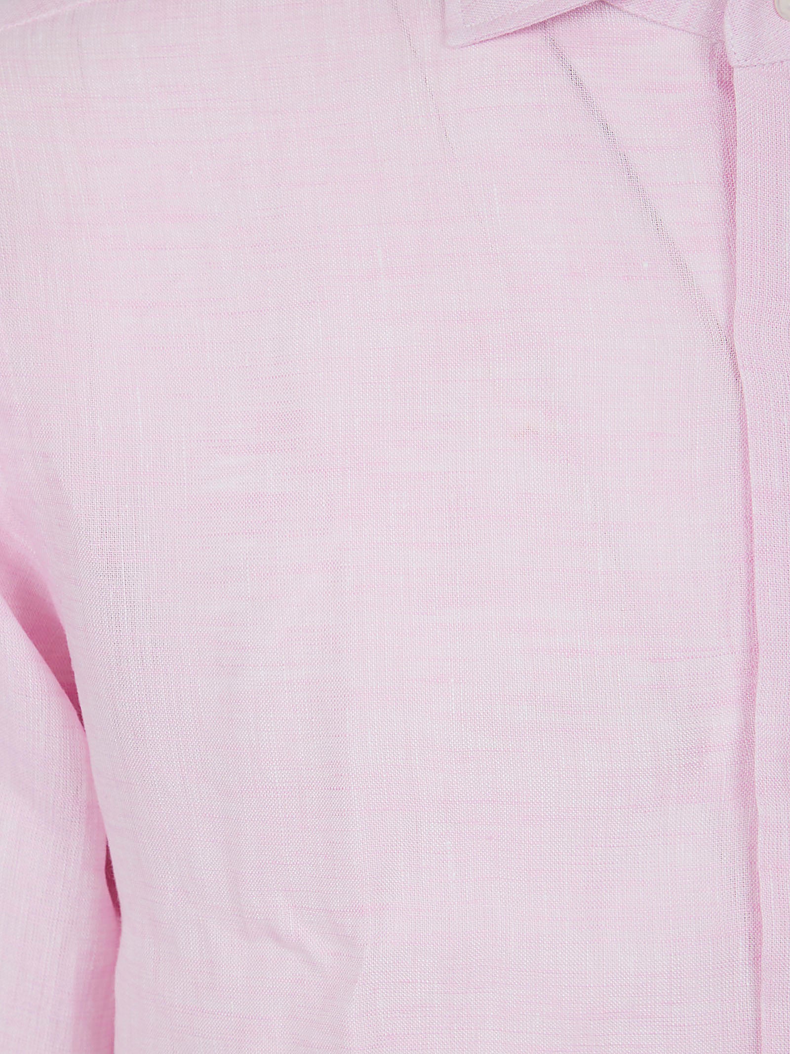 Linen Shirt in Soft Light Pink