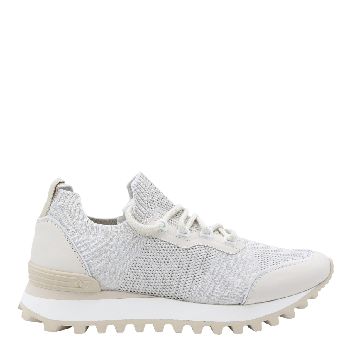 Sand-toned Sneakers with Refined Detailing